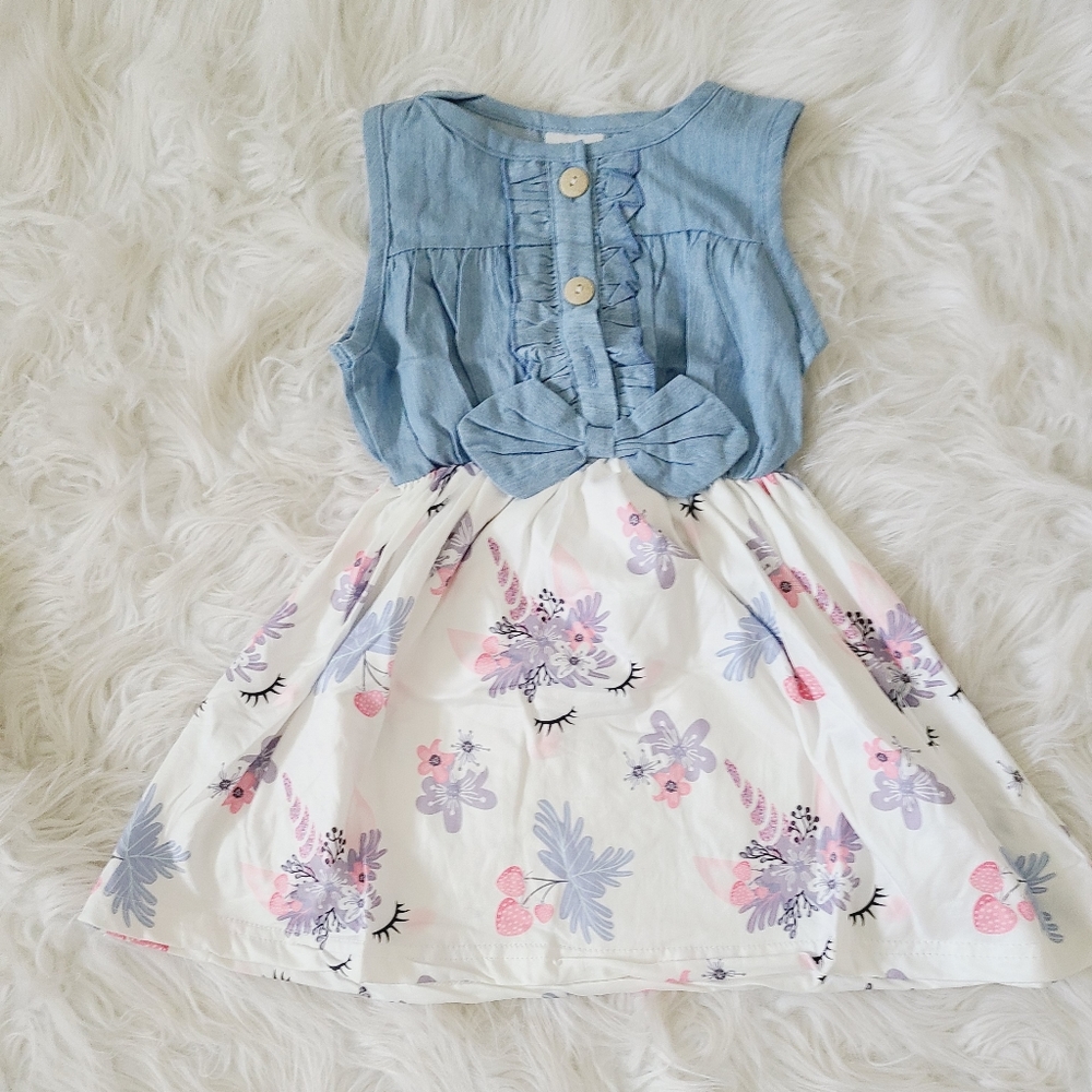 NEW Unicorn toddler girl dress